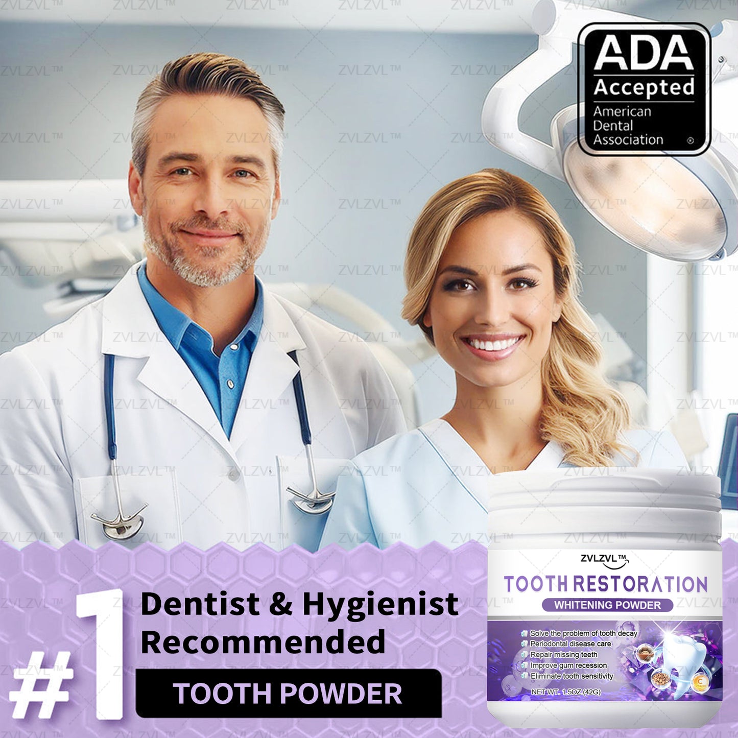 ZVLZVL™🔥🔥 ⏰ Limited time exclusive offer! Only this time, enjoy 70% OFF! This is a privilege that only you can enjoy! Hurry up and order ZVLZVL™ Tooth Powder to restore a healthy smile, don’t miss it!