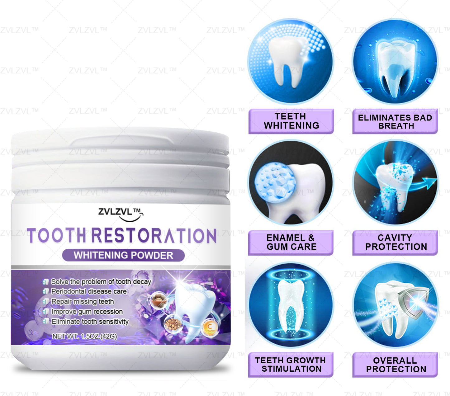 ZVLZVL™🔥🔥 ⏰ Limited time exclusive offer! Only this time, enjoy 70% OFF! This is a privilege that only you can enjoy! Hurry up and order ZVLZVL™ Tooth Powder to restore a healthy smile, don’t miss it!