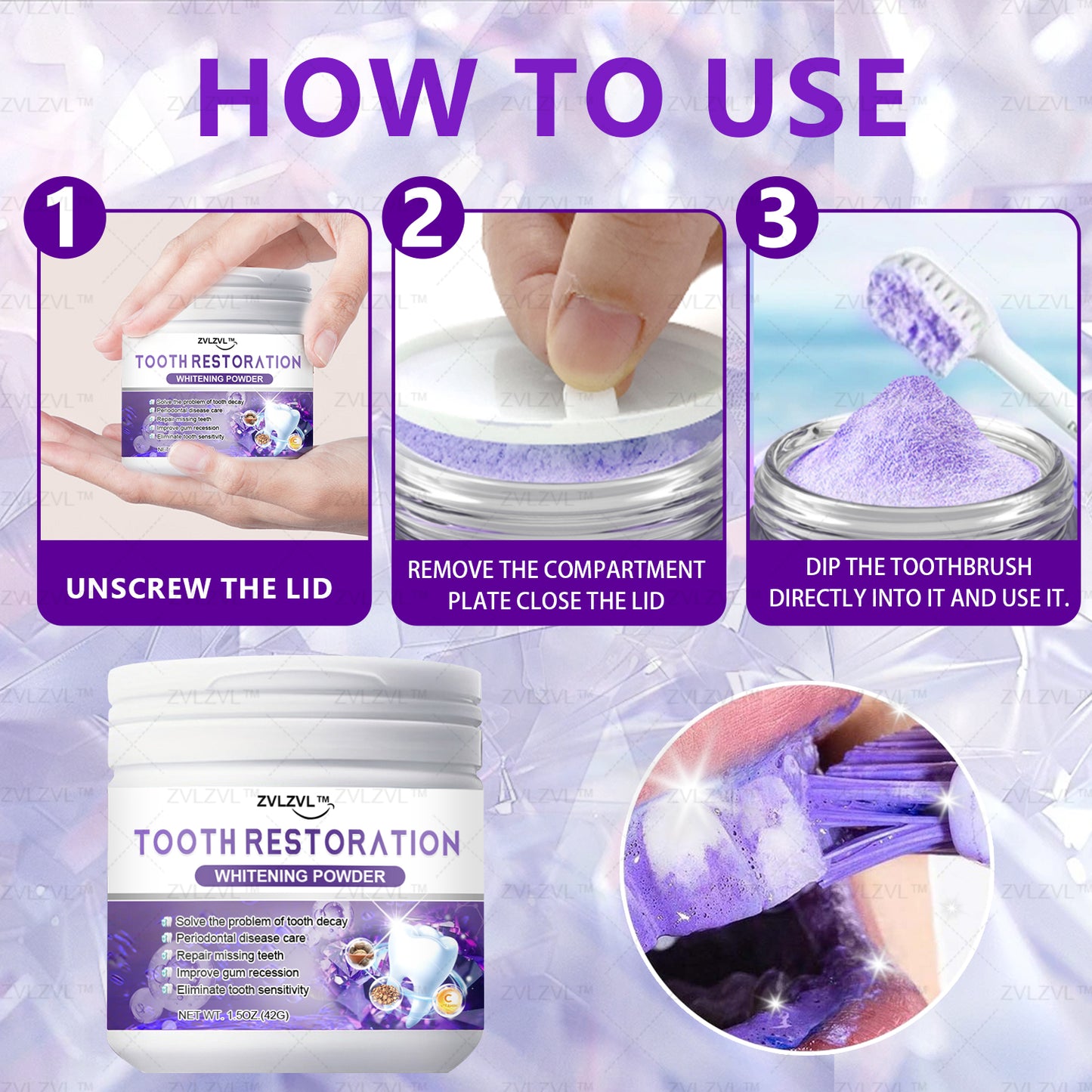 ZVLZVL™🔥🔥 ⏰ Limited time exclusive offer! Only this time, enjoy 70% OFF! This is a privilege that only you can enjoy! Hurry up and order ZVLZVL™ Tooth Powder to restore a healthy smile, don’t miss it!