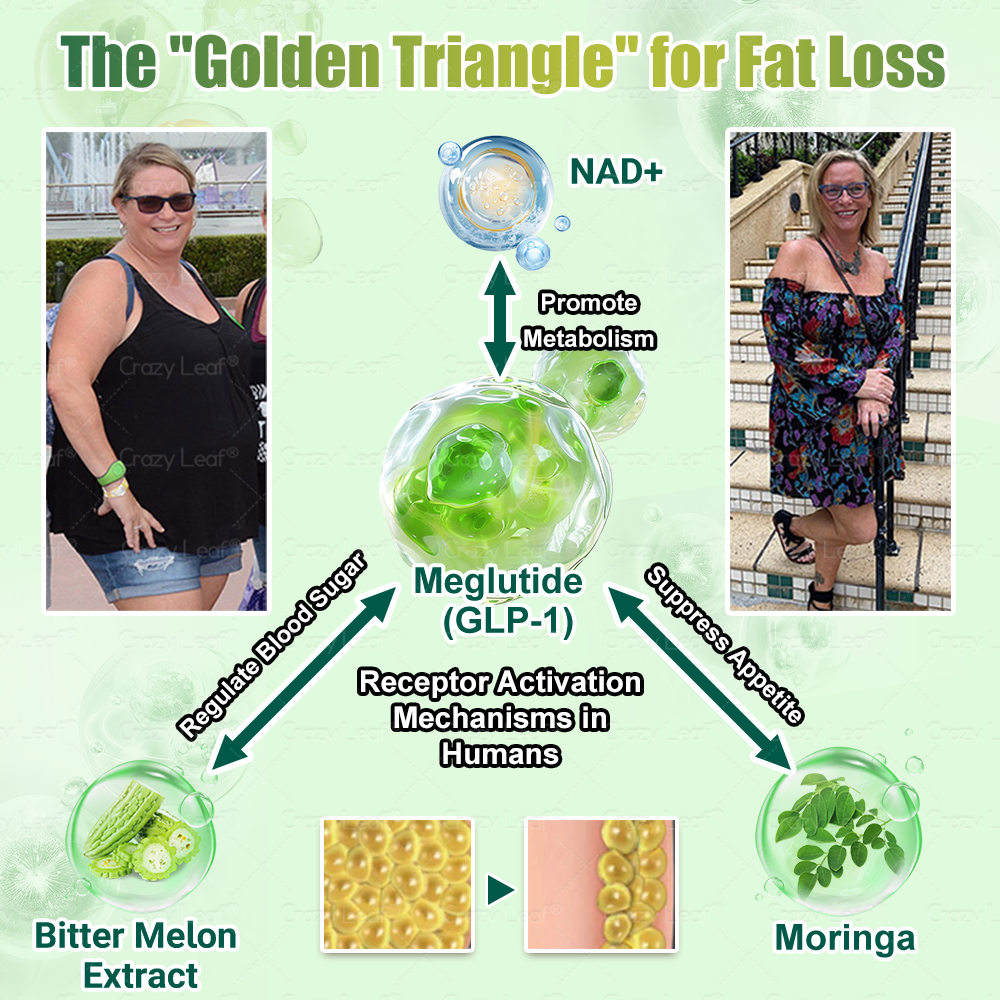 Official Store | TOOYES® Meglutide GLP-1 Activating Oral Solution-Moringa • NAD+ •Yerba Mate-Natural Support for Slimming Anti-Aging & Sugar Metabolism